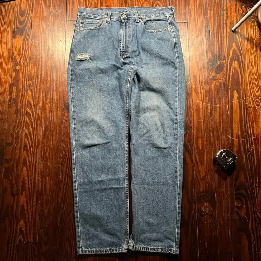 Levi's 36x34 Y2K 550 Jeans Blue Relaxed